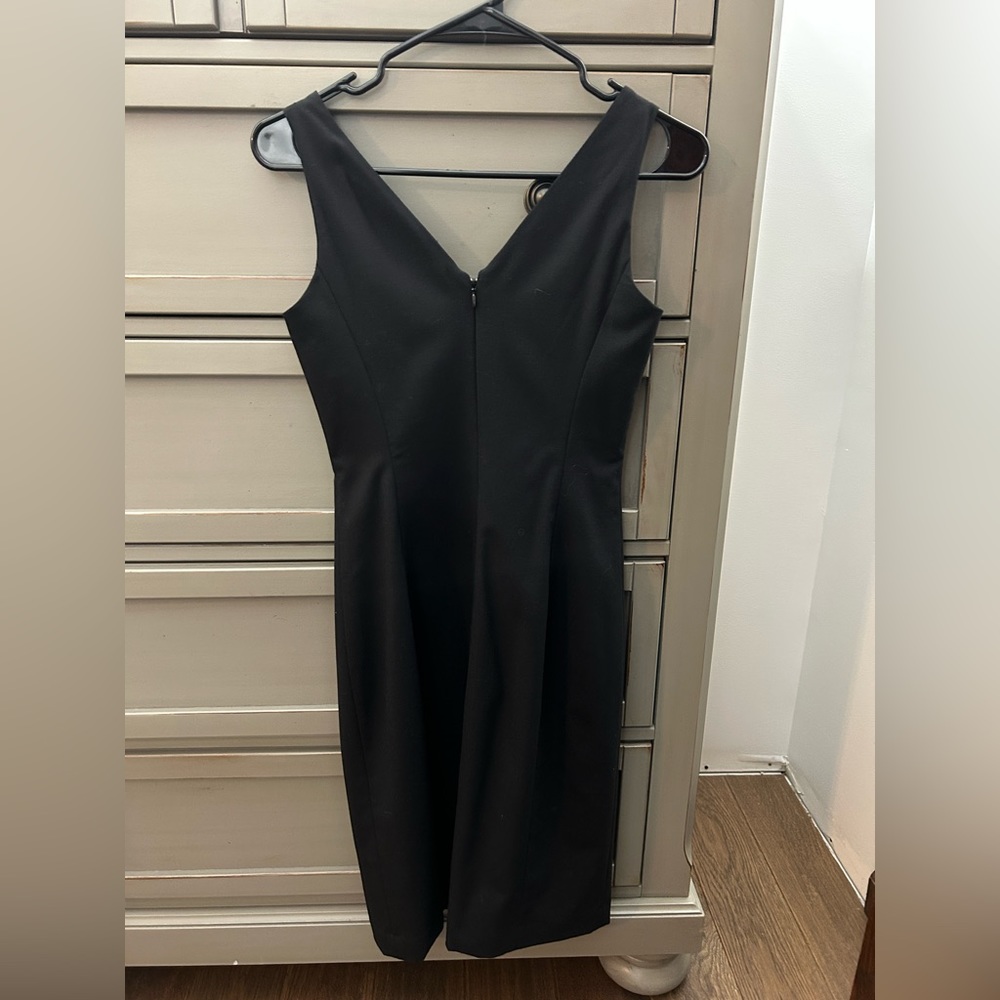 Banana Republic Black Basic Knee Length Sheath Dr… - image 2